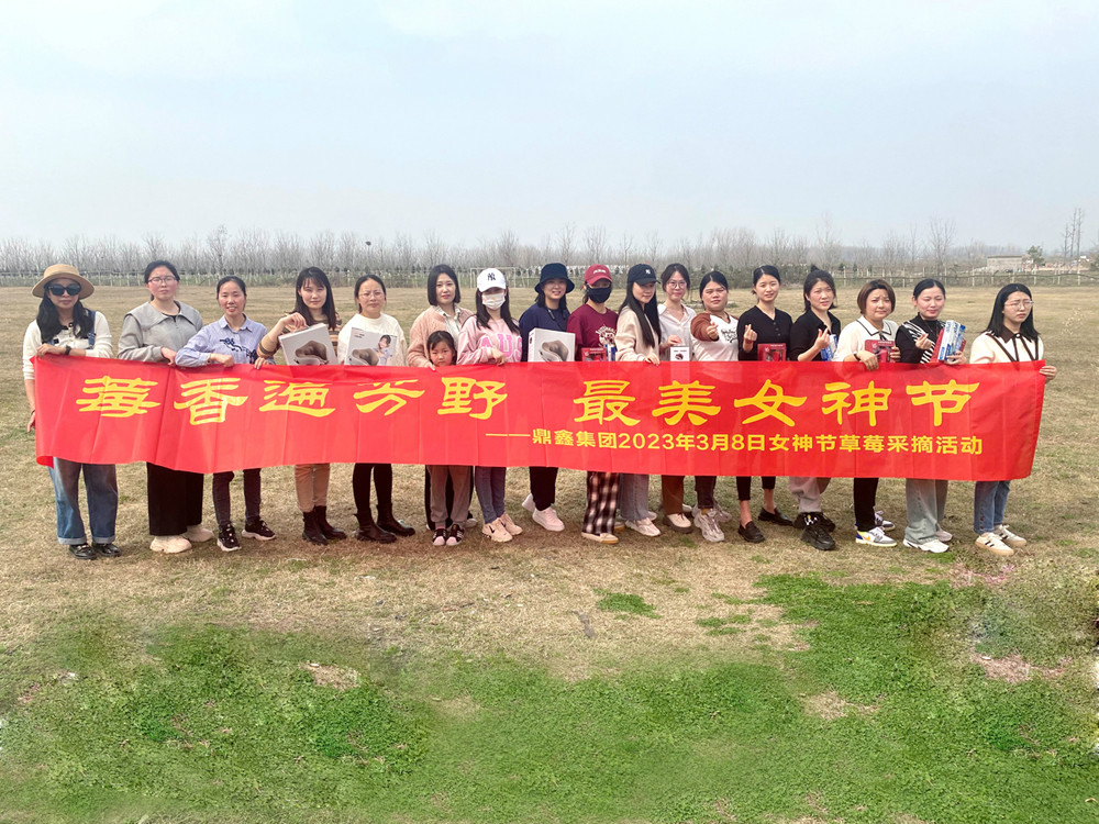 莓香遍芳野  最美女神節(jié)——鼎鑫集團3.8女神節(jié)草莓采摘活動報道